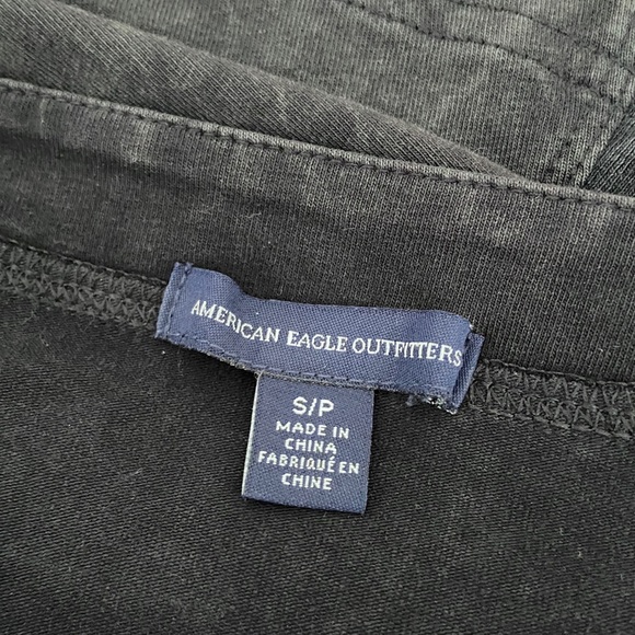 American Eagle Black Button-Up Dress - Picture 3 of 3